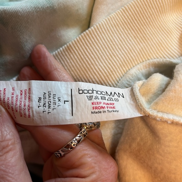 boohoo Man OVERSIZED TIE DYE SWEATSHIRT Size Large - Picture 7 of 9